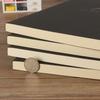 B5 Notebook,Sketchbook 140 Thickened Pages Black Cardboard Cover Blank Inner Pages For Quality Fine Art Painting And Doodle