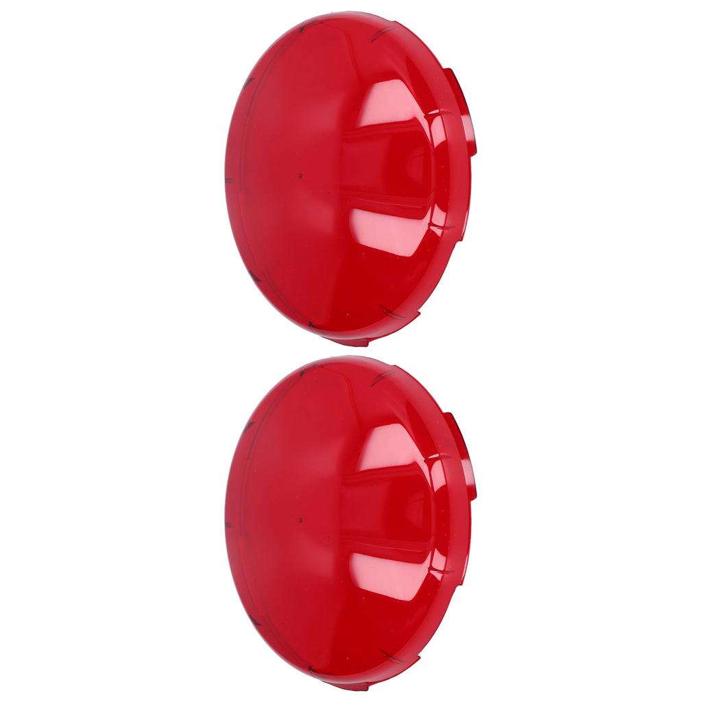 2 Stück Pool Linsenabdeckung Kunststoff Rot Transparent Unterwasserlicht Linsenabdeckungen für Spa Lichter 19cm