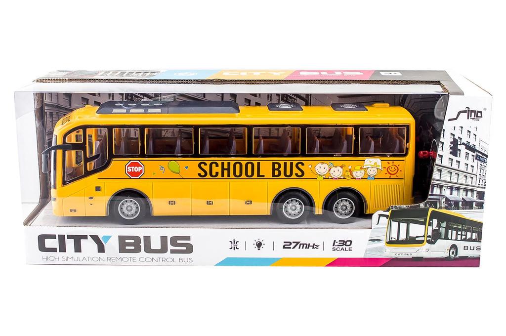 Doyusha 27MHz 1/30 Scale School Bus Electric Radio Control Model QH866-1-D