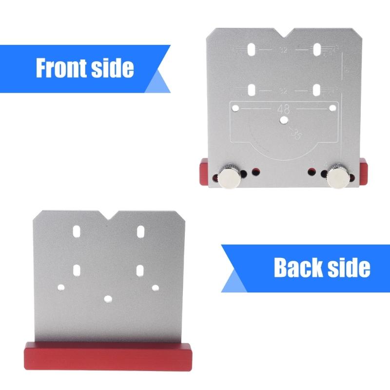 Woodworking Concealed Hinge Jig Kits 35mm Hinge Hole Template Jig Woodworking Drilling Locator Hole Cutter Guide