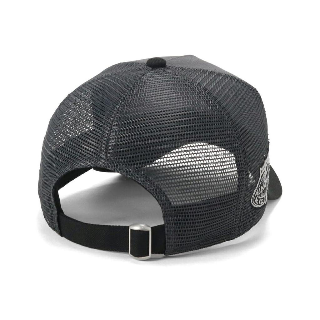 New Era 9FORTY A-Frame Trucker Mesh Cap MLB New York Yankees Graphite/Black ONSPOTZ Exclusive Free Size