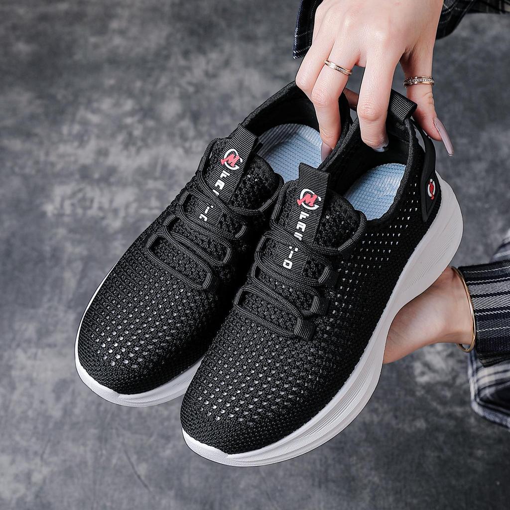 Women's 2026 Summer Fly Knit Mesh Breathable Running Shoes