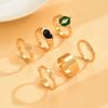 Geometric Heart Ring Jewelry Pack For Women With Electroplated Finish
