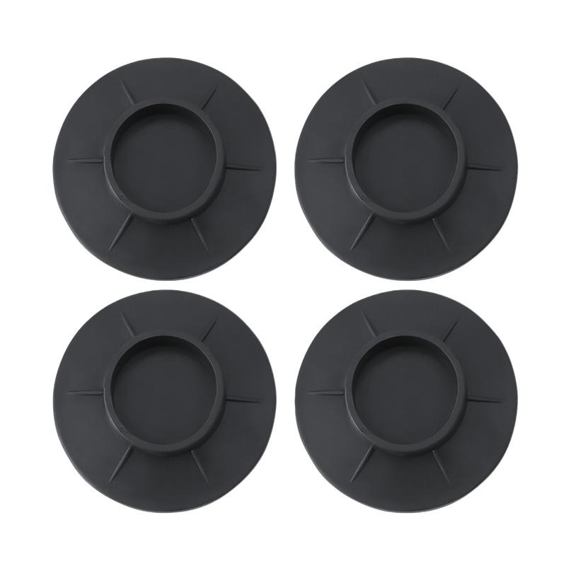 Piedini antivibranti Piedini in gomma Antiscivolo Tappetino antiscivolo silenzioso per supporto lavatrice Ammortizzatori Supporto antiscivolo 4PCS nero