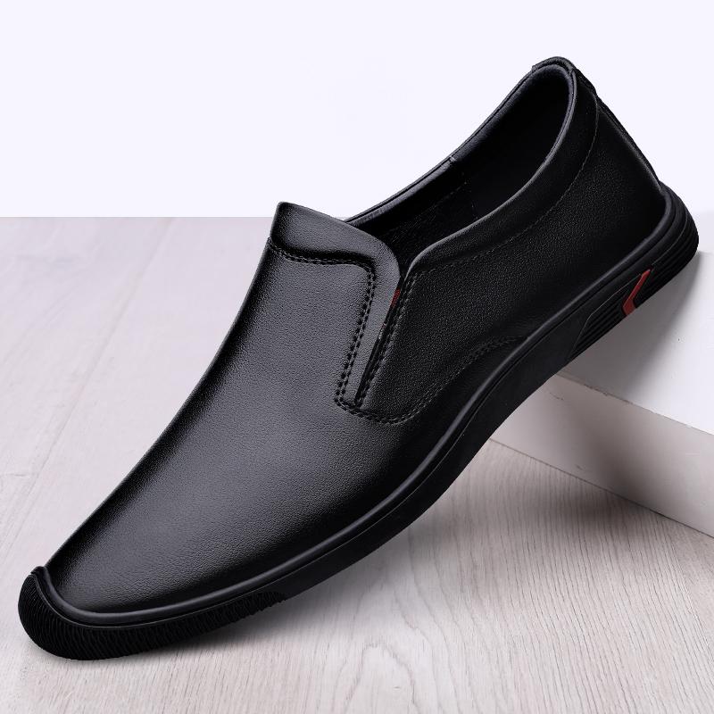 

Новые мужские туфли 2024 года, модные деловые свадебные мокасины, мужская обувь, удобные официальные мокасины из натуральной кожи, повседневная мужская обувь 38 чёрный