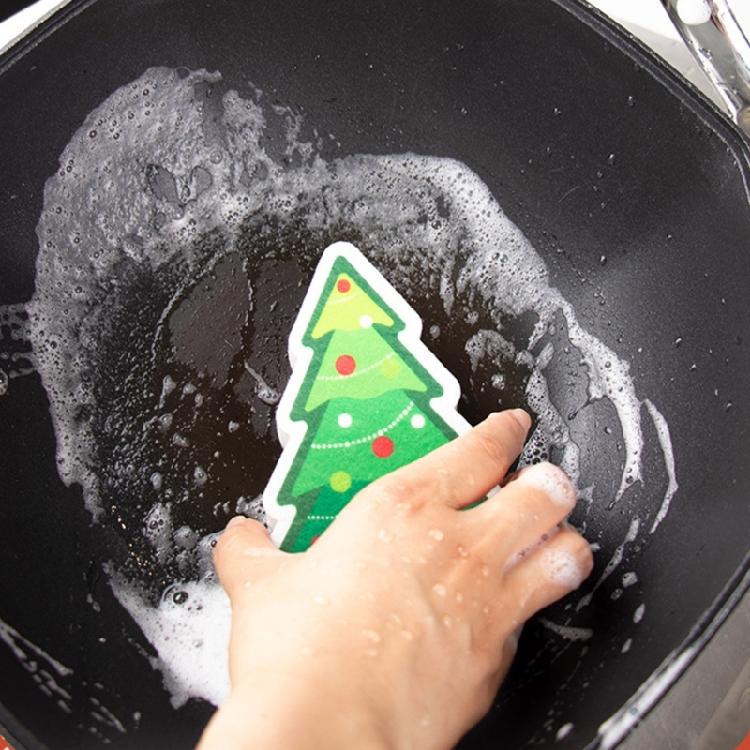 Christmas Patterned Sponges For Effective Cleaning Of Various Surfaces Dish Sponges For Efficient Kitchen Cleaning