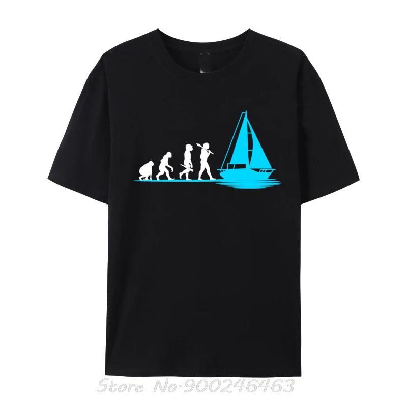 Funny Boating For Unisex Fishing Evolution Captain Sailing Cotton Print Tees Fitted Unisex Tshirts Sweatshirts Unisex Tshirt Clothing