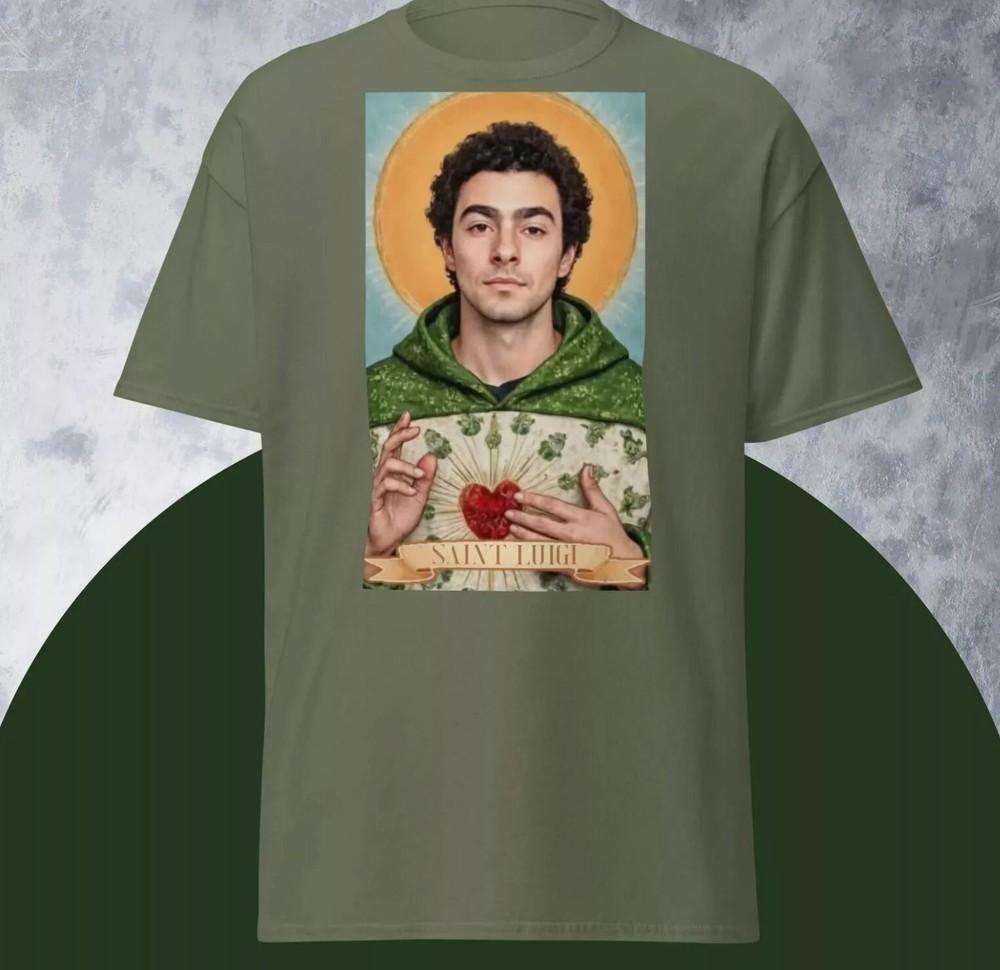 Saint Luigi T Shirt Patron of over due justice Unisex T-Shirt S