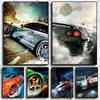 Vintage World Famous Racing Car Rally Need for Speed Art Posters Canvas Painting Wall Prints Pictures for Living Room Home Decor