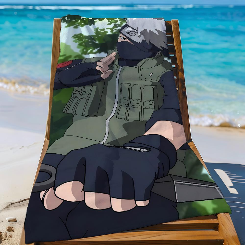 N-Naruto-S Kakashi-S Cool Towel Sports Quick Dry Travel Camping Gear Sandproof Soft Light Large Beach Towel