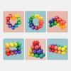 3D Rotating Fidget Sensory Toys, Stress Relief Anxiety Reduction Ball, Educational Learning Focus Tool for Kids Adults ADHD
