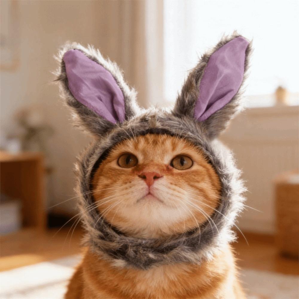 Cute Pet Hat Soft Cat Hat Dog Cat Headgear Pet Headgear Photo Taking