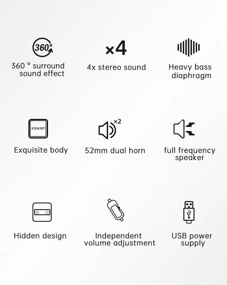 Cool LED Running Lights: Multi-functional Bluetooth Speaker with RGB Soundbar