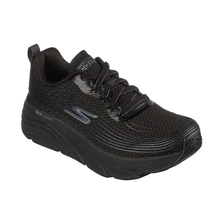 Skechers Max Cushioning Elite Fashion Versatile Shock Absorbing Durable Low Top Running Shoes Women Sneaker 17693-BBK