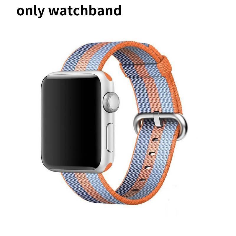 

Nylon Woven Sport Wrist Band Strap Bracelets For 38 42mm Orange,For Apple Watch 38mm