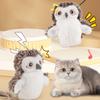 Chirping Bird Cat Toy Rechargeable Bird Simulation Cat Toy With Catnip And 3 Modes Realistic Chirping Plush Stuffed Animal For