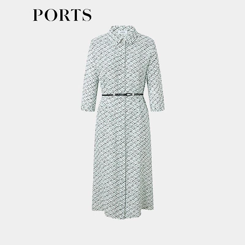 Ports Women's 2025 Summer Retro Print Dress