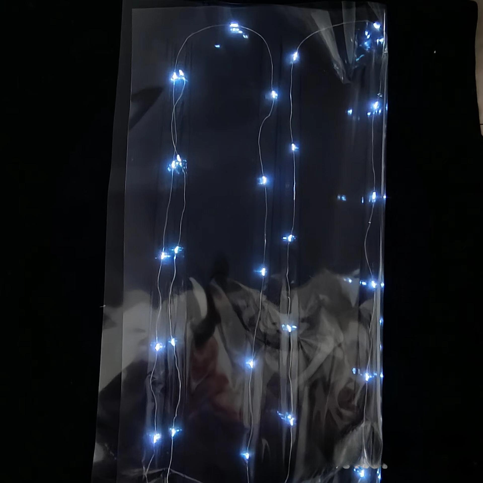 

1PC Многоцелевая оберточная бумага для цветов Целлофановая светодиодная упаковка для букета со светодиодной подсветкой Водонепроницаемая синий