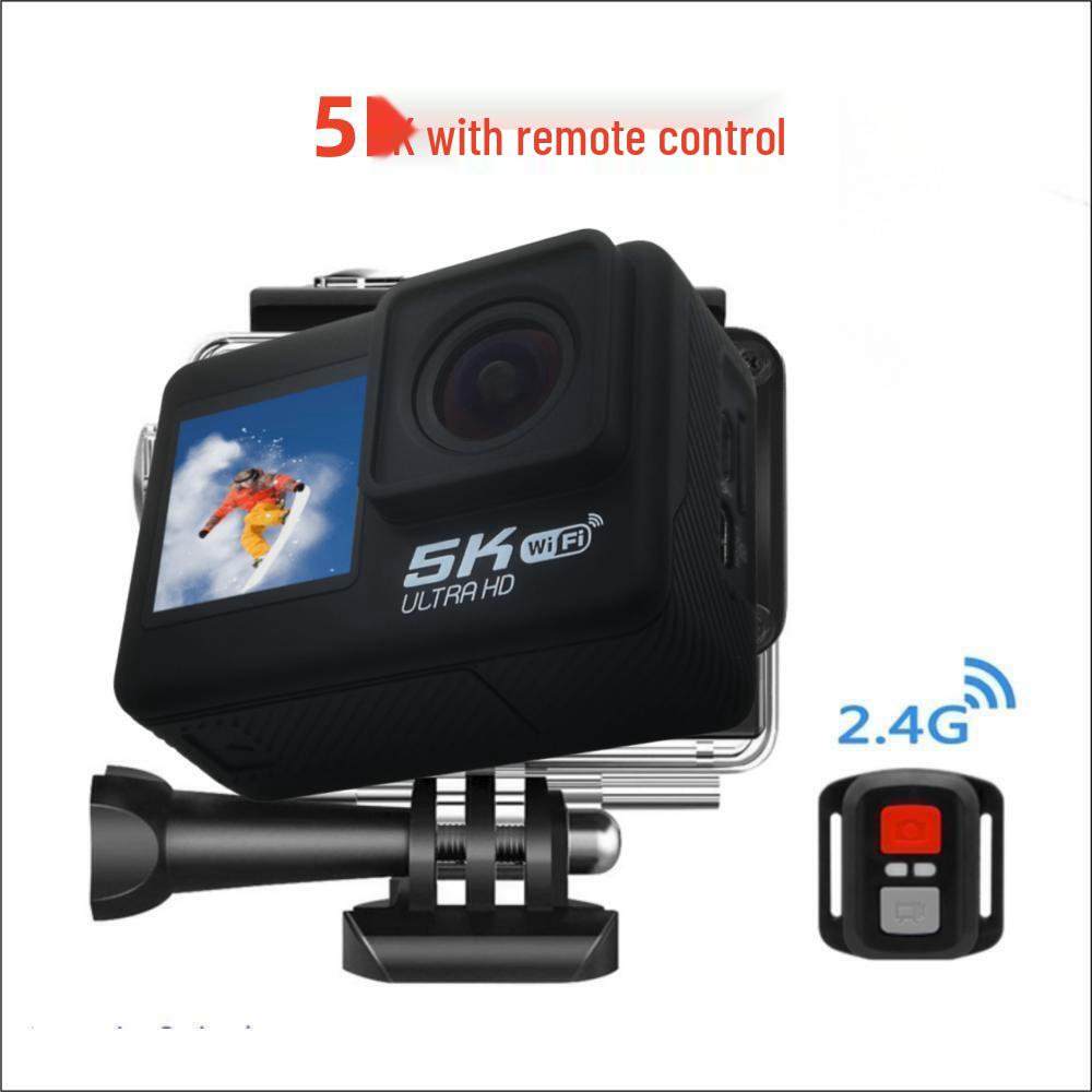 

4K HD Водонепроникна екшн-камера з двома екранами, EIS та стабілізацією