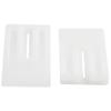 49*29*6.5mm 8pcs Toilet Shims High-quality Soft Plastic White