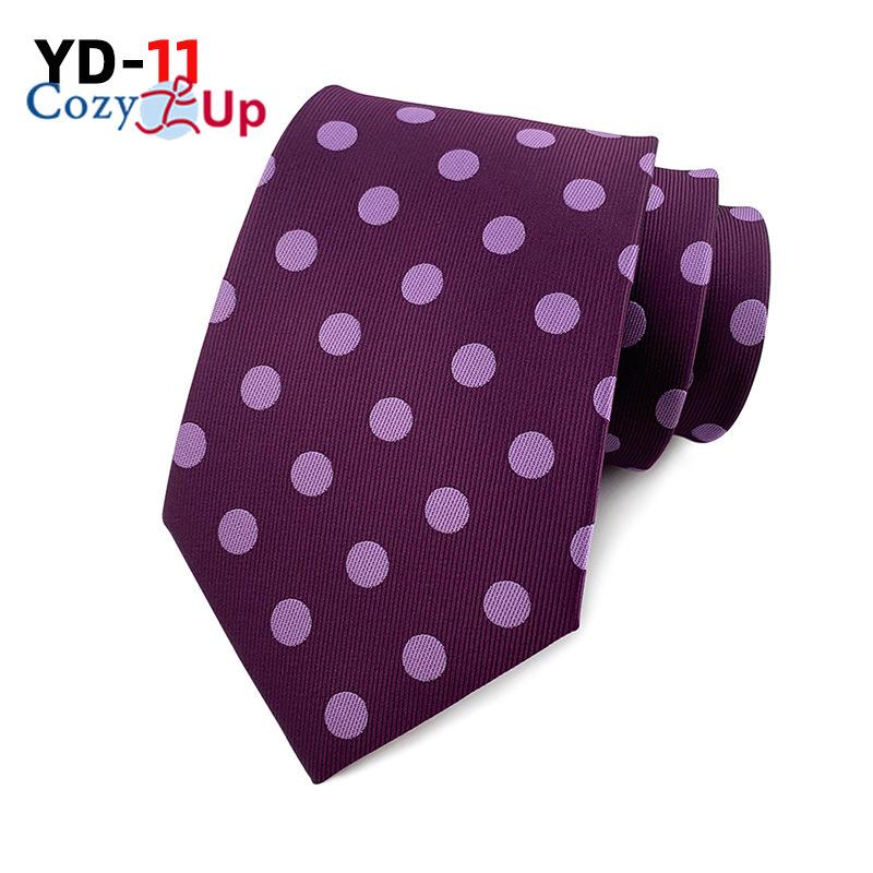 3.15" Fashion Wave Dot PaisleyTies Cravată pentru bărbați Circle Dot pentru nuntă