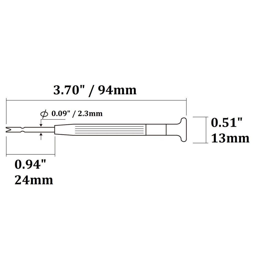 ANEX Precision Screwdriver for Watch Band Pin Remover 67 No.