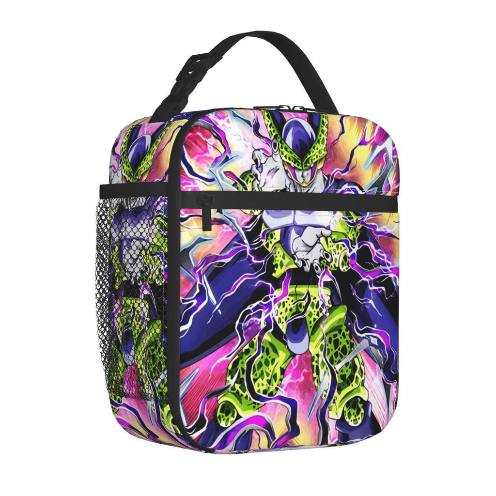 Bolsa de almuerzo Dragonball para niños con estampado completo, bolsa de picnic, bolsa aislante portátil bidimensional