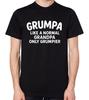 T-shirt Grumpa Come Un Nonno Normale Ma Più Burbero Top per Nonno