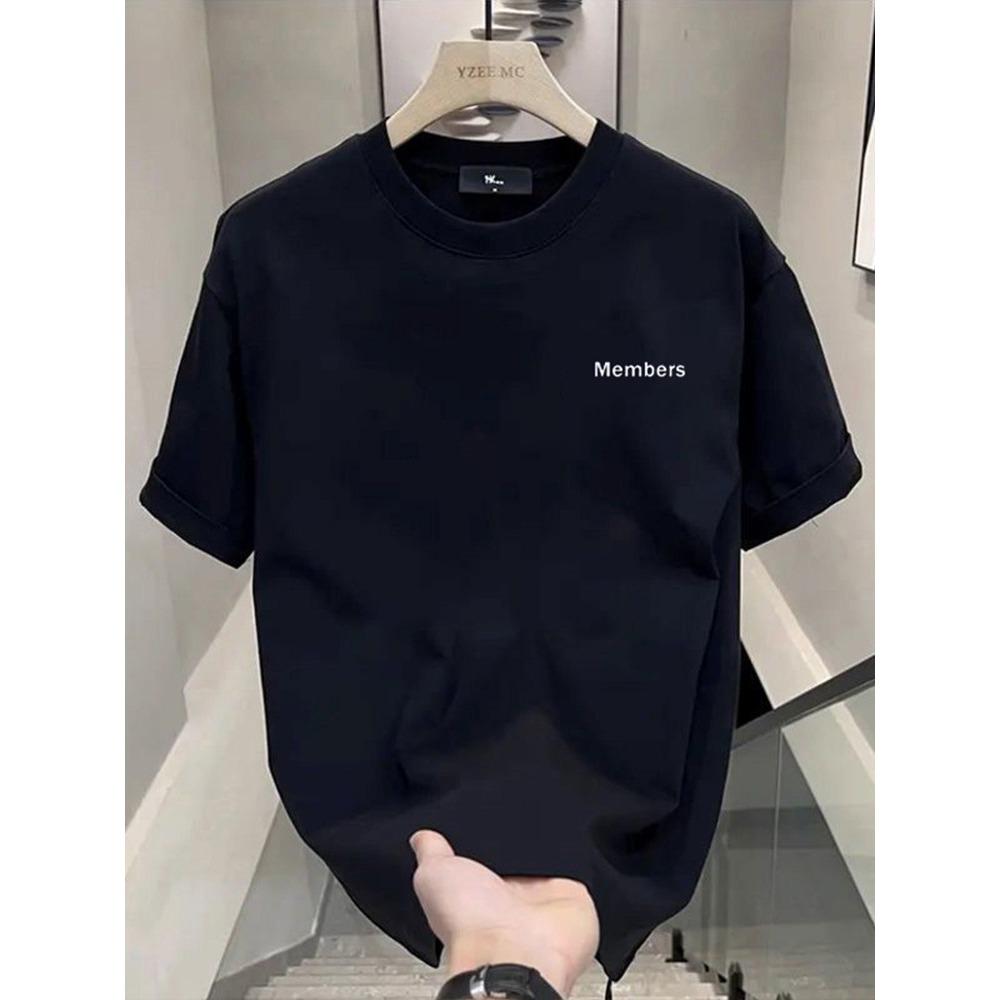

2026 Pure Cotton Fashionally Simple TShirt Casual Lettered Print Summer Versatile ShortSleeved Shirts for Women 4XL