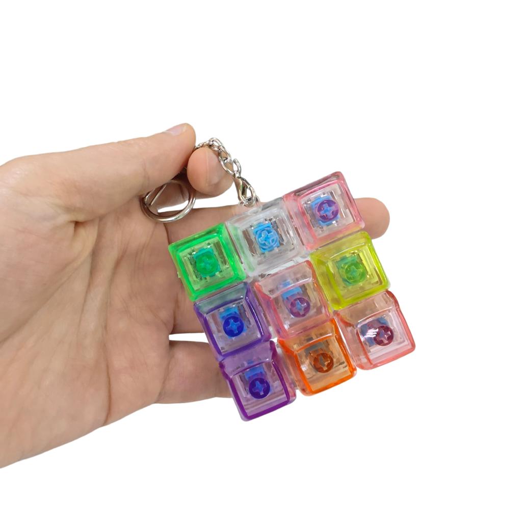 Spherical Square Keyboard Key Fidget Toy For Adults Stress Relief Decompression Office Table Toy