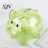 Kids Piggy Bank Unbreakable Plastic for Kids, Transparent Pig Shape Cash Coin Money Saving Jar Bank, Box Nursery Bedroom Decor Management