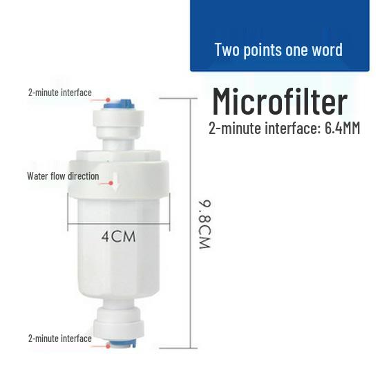 Quick Connect Micro Pre-filter for Water Purifiers - Washable Stainless Steel Mesh