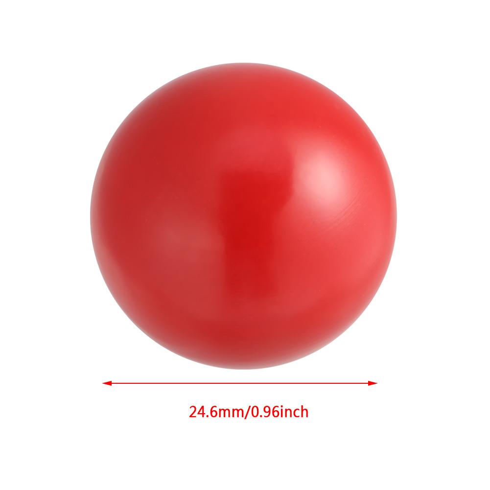 10pcs Universal Lathe Tractor Machine Plastic Round Ball Knob Handle (Red AM8*25)