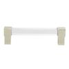 Acrylic Drawer Pulls Single Hole Crystal Cabinet Drawer Pulls for Kitchen Cabinets Dresser Cupboard