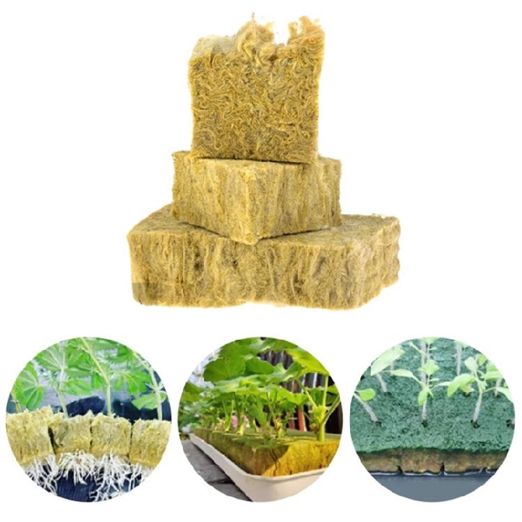 Professional Rock Wool Block Set for Hydroponic Farming and Gardening Applications