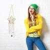 Jetec 2 Pcs Earring Wall Holder Wall Mounted Organizer Hanging Stand Decorative Diamond Grid Shape Jewelry Display Rack with Hanging Hooks for