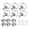 14mm Motorcycle Quick Release 1/4 D-ring Turn Race Fairing Fastener Universal For Honda Yamaha Suzuki Kawasaki Ducati Aprilia