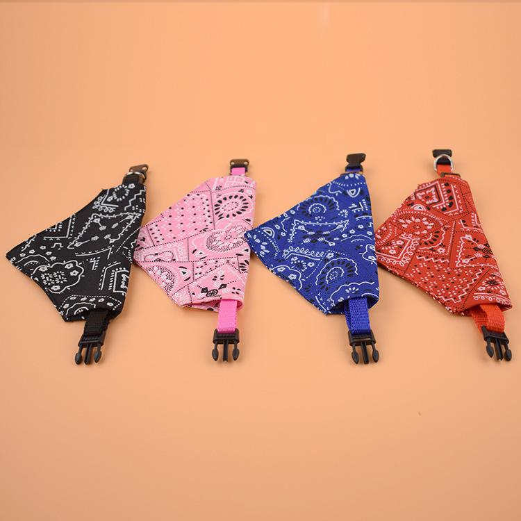 Buy Cute Adjustable Small Dog Collars Puppy Pet Slobber Towel Outdoor
