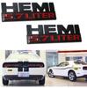 1Pc Metal Hemi 5.7 Liter Logo Badge Emblem Rear Trunk Decal Car Stickers For Charger Dart Durango Caliber Journey Accessories