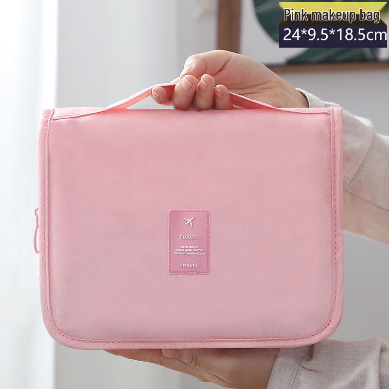 Large Capacity Waterproof Travel Hanging Wash Bag with Dry/Wet Separation