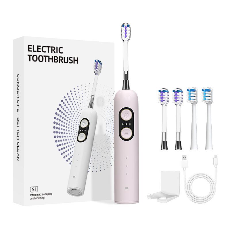 Cleaning Electric Toothbrush Upgraded To 50-degree Large-swing Arc Intelligent Servo Electrical Acoustic Wave Scanning and Vibration Integration