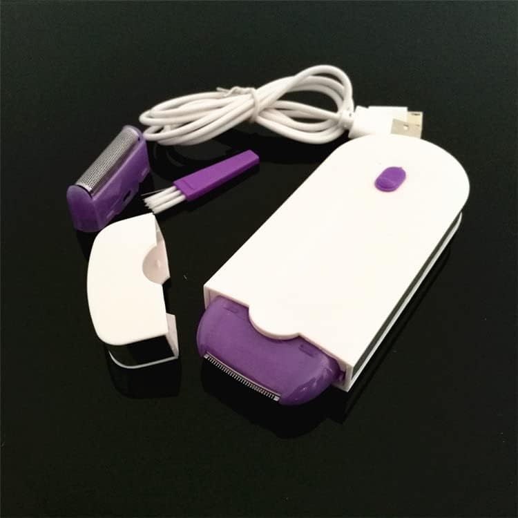 Women Laser Rechargeable Epilator Remover Smooth Touch Hair Removal Instant Pain Free Razor Sensor- Light Technology Hair Remove (Color : White