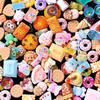 3D Mix Assorted Color Nail Charms Acrylic Multi Cute Nail Art Charms Hollow Candy Jewelry Nail Supplies for Nail Art Design DIY Crafts Accessories