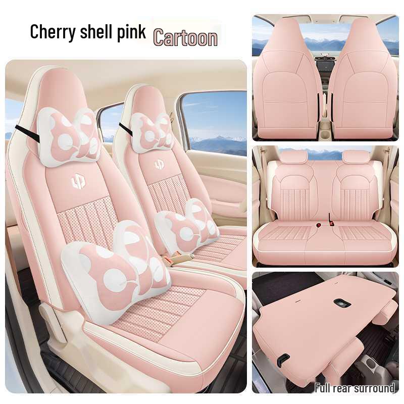 Leapmotor T03 2025 Autositzbezug - Light Enjoy Edition, Fun Share, Smart Enjoy, Ganzjahres-Vollabdeckungskissen