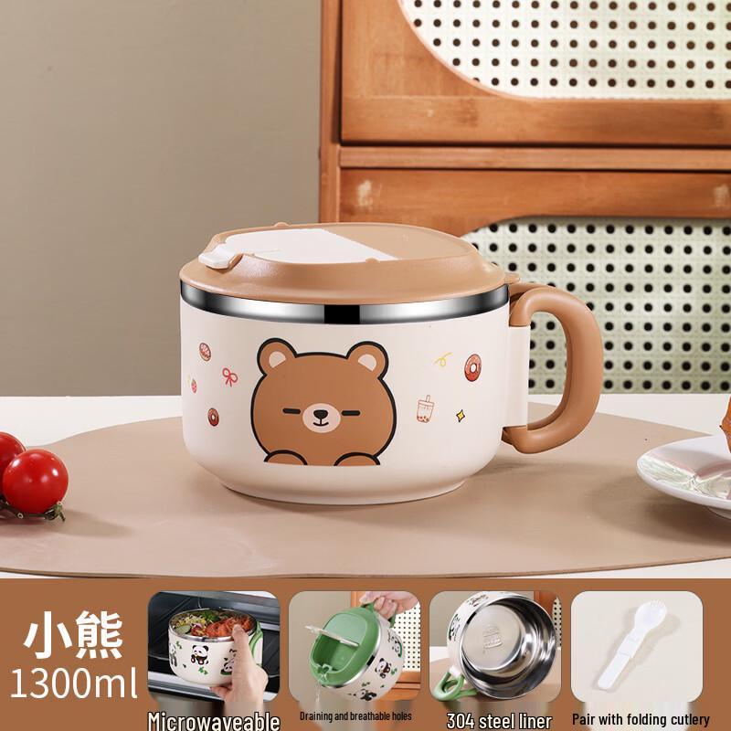 

Little Bear 304 Stainless Steel Noodle Bowl