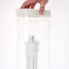 MUJI Acrylic Water Filter Pitcher, Water Filter Capacity Approx. 1.1L, 18590674, Transparent