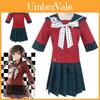 Authentisches Danganronpa Harukawa Maki Schuluniform Cosplay Kostüm Jacke Rock Set Outfit Für Damen