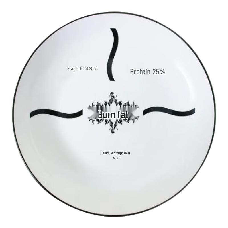 Xuan Kun Pai 211 Diet Ceramic Divided Plate