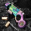 Mini Metal EDC Alívio de Estresse Brinquedo Pistolas Ejetam Fidget Roller Spinner Deslizador Mecânico Roda de Catraca Anel de Parágrafo Adultos