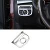 For Infiniti QX50 2018-2022 Silver Steel Headlight Switch Frame Panel Cover Trim